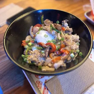 Beef claypot rice