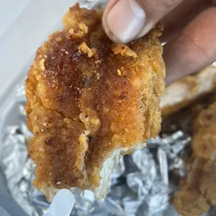 Got chicken tenders, they were soggy, nasty, and undercooked. Pissed about it. Ruined my lunch break.