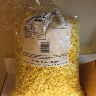 The never ending bag of popcorn-you won't be disappointed!