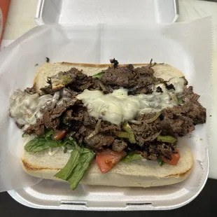 Philly cheesesteak Sandwich