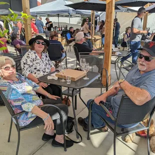 Enjoyed pizza at Jeremy Winery