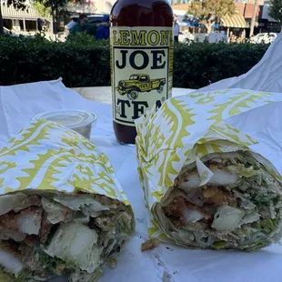 Chicken Caesar wrap