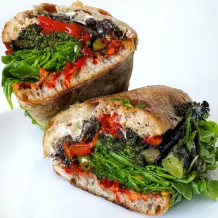 The Madeline. Vegan Grilled Veggie Sandwich! Absolutely Delicious!!!