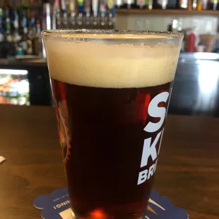 Rochester Red Ale on tap