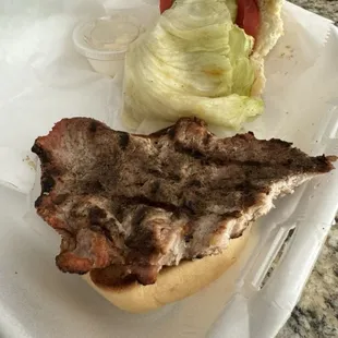 Overcooked carry-out tenderloin #2