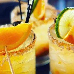 Pumpkin Margaritas are the top selling autumn drinks. Super tasty!