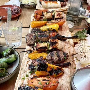 Sultans kebab for four people