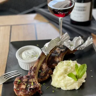 Baby Lamb Chops & French Fries