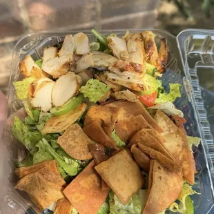 Fattoush Salad with chicken