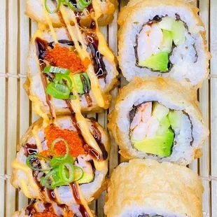 Deep fried California roll.