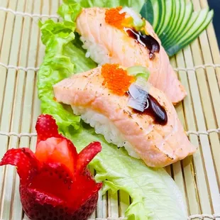 sushi and sashimi, sashimi, sushi, food