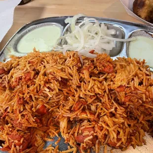 a plate of food