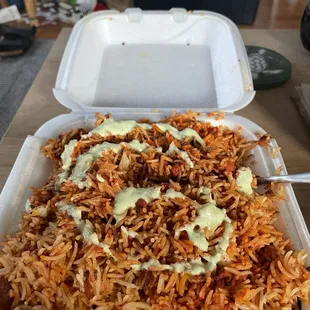 Gyros Biryani to go