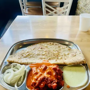 Butter Chicken Paratha
