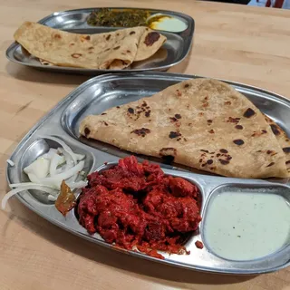 Chili Chicken Paratha