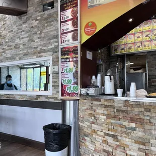 the interior of a restaurant