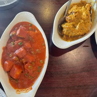 Rubber paneer and Chicken Roast oil