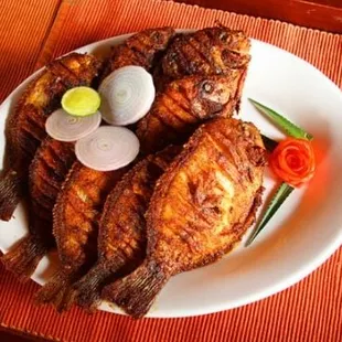 food, grilled fish