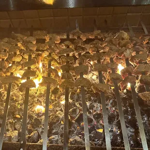 Barbecued kabobs made to order .