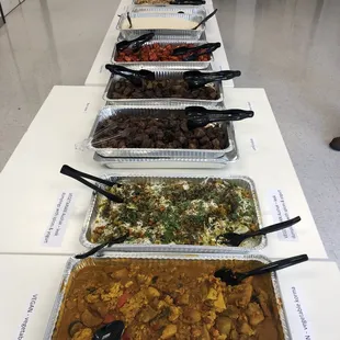 Catering from Ghazni Afghan Kabobs - a huge hit!