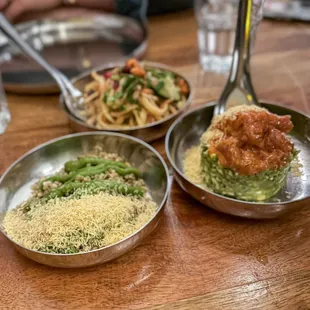 Tasting menu snacks