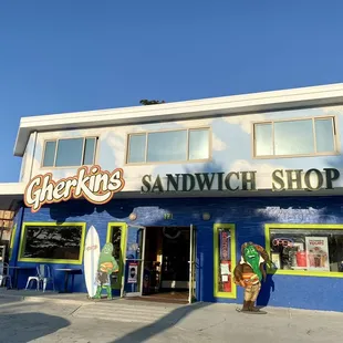 Front view of the shop - located right off the the highway