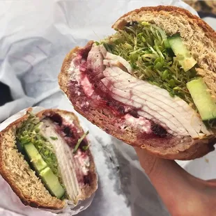 Turkey on a Wheat Roll