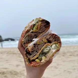 Roast Beef and Cheddar Sandwich