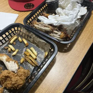 Happy ending 6pc Wings combo devoured lol
