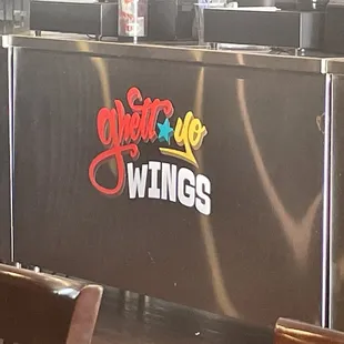 the sign
