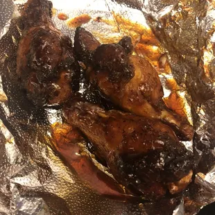 Bourbon BBQ bone in wings