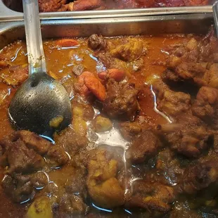 a variety of food items