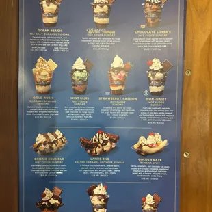 13 types of desserts !