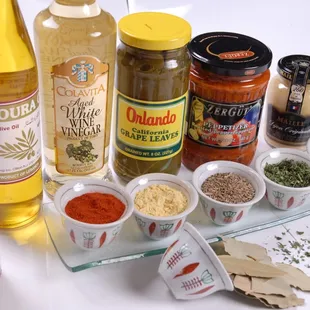 various ingredients