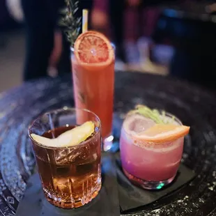 Very nice craft cocktails