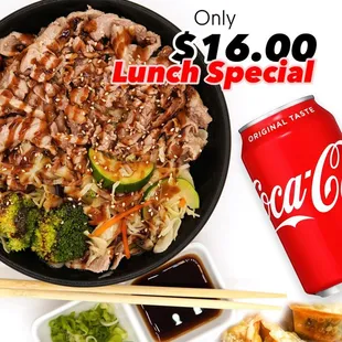 Everyday Lunch Special
11:00am-3:00pm / Only $16