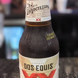 a bottle of dos equis