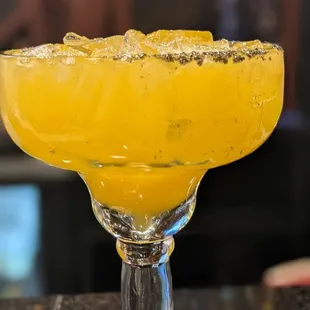 a glass of orange juice