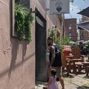 The entrance to the brewery