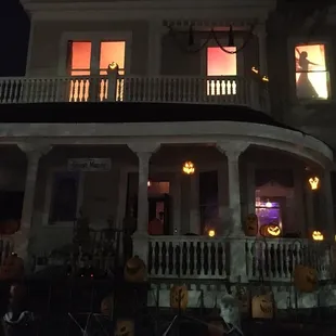 Dancing woman in the window