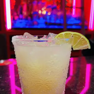 Classic lime handmade margarita