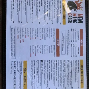 Food Menu 9-23-22