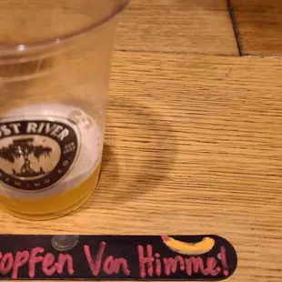 Trodden Von Himme a German wheat beer