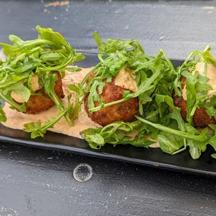Corn arancini