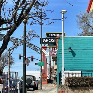 a ghost town sign