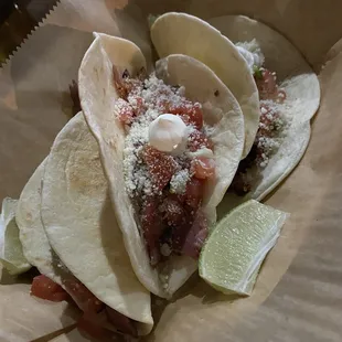 Brisket Tacos - $12
