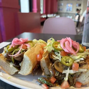 Another photo of the mushroom philly.