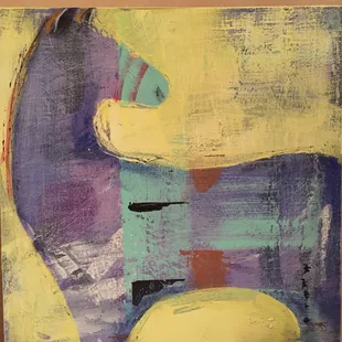 Lots of contemporary artwork in this modern gallery!