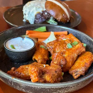 Smash Burger and wings, AMAZING!!!