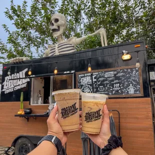 Ponyo joy (left), maple boo butter (right)